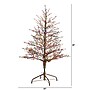 Nearly Natural 4' Frosted Berry Twig Artificial Christmas Tree with 100 Multicolored Gum Ball LED Lights (T3256)~#|#~DAFB1602-39A1-4517-A558FED868F12F5A_sc7