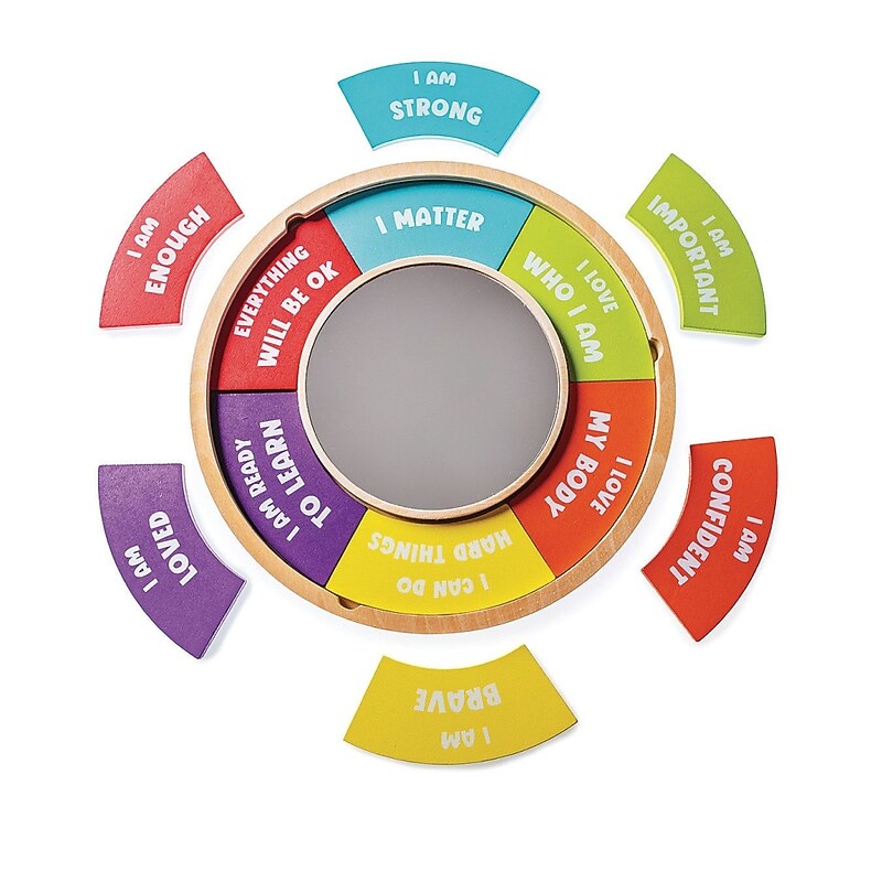 Open the Joy Social Emotional Learning Bundle Confidence Building Mirror, Multicolored (LR4676) image 1