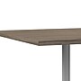 Bush Business Furniture 96W x 42D Boat Shaped Conference Table with Metal Base, Modern Hickory (99TBM96MHSVK)~#|#~DB02F48E-5A3B-4A3E-BF97805B20544DC7_sc7