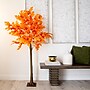 Nearly Natural 6' Pre-Lit Autumn Maple Artificial Fall Tree with 300 Warm White LED Lights (T4761)~#|#~F601538A-7352-4F18-B67E03A019C9A1D7_sc7