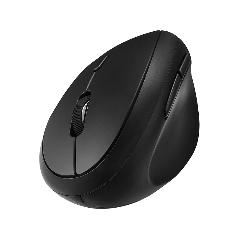 Adesso iMouse V10 Wireless Ergonomic Optical Mouse, Black image 1