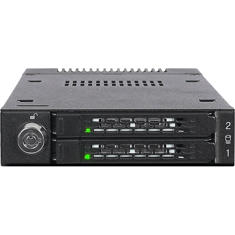 Icy Dock ToughArmor 3.5" SAS Solid Drive Mobile Rack (MB834M2K-B) image 1