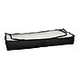 Household Essentials Under bed Storage Bag, Black with Clear PEVA Top (7609-1)~#|#~DB13F6BF-2137-4881-98DF2EBD5039177E_sc7