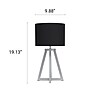 Creekwood Home 19" LED Table Lamp, Gray/Black (CWT-1001-GB)~#|#~DB15B9FC-F928-41D8-AFC72C9D6668116F_sc7