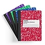 Staples® Composition Notebook, 9.75" x 7.5", Wide Ruled, 80 Sheets, Assorted Colors, 48/Carton (20702CT)~#|#~DB15CCA8-BE60-4175-80E059F9F977729F_sc7