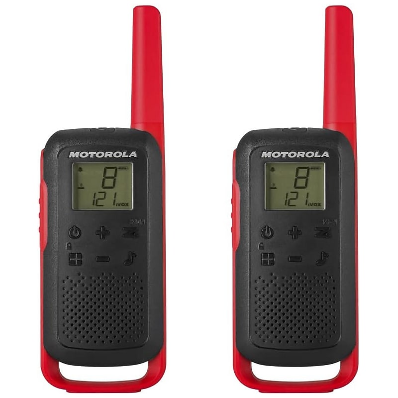 Motorola Talkabout Series 2-Way Radios, 2/Pack, Red/Black (T210) image 1