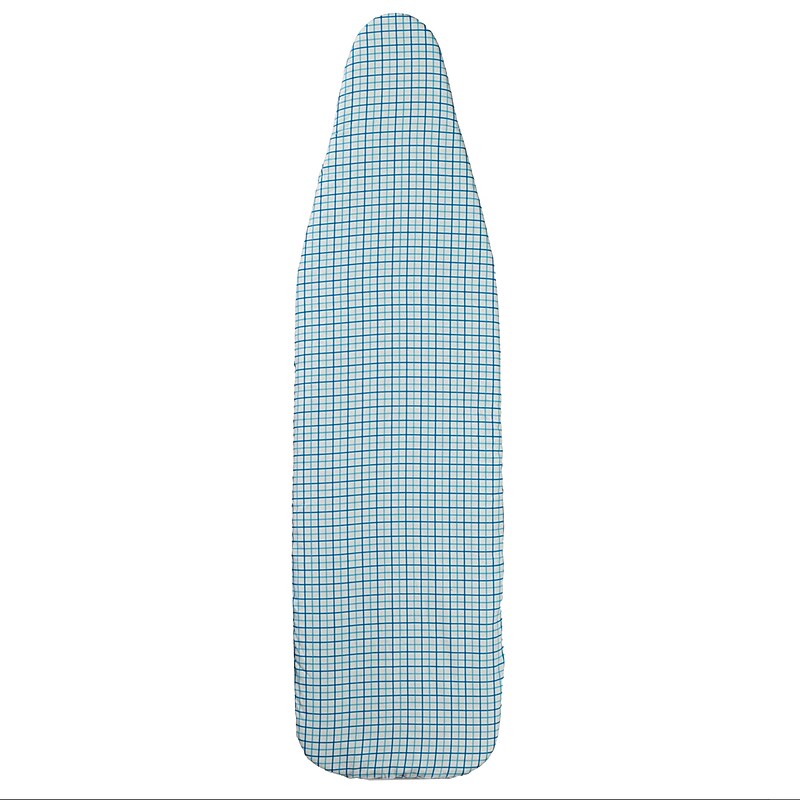 Household Essentials Deluxe Ironing Board Replacement Pad and Cover, White/Blue (HE1213) image 1