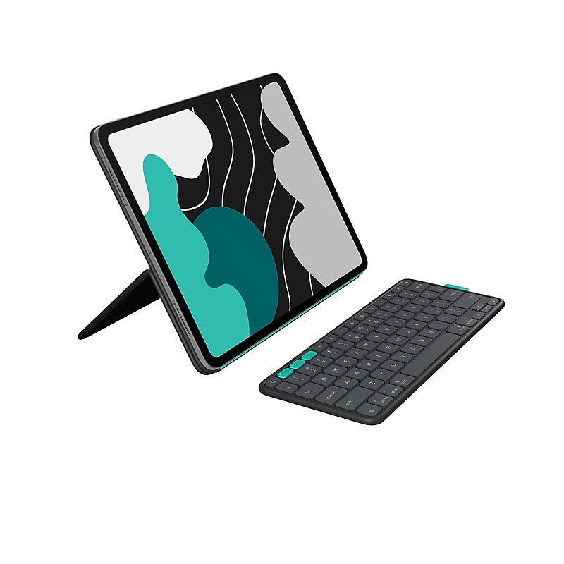 Logitech Flip Folio, Keyboard Case for iPad Pro 13" (M4 & M5) & iPad Air 13" (M2 & M3) (2024, 2025), Graphite (920-013367) image 1