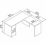 Bush Business Furniture Echo 60"W L Shaped Desk, Gray Sand (ECH026GS)~#|#~DB2E8DB6-FB0A-4EC4-B341ADC32174C676_sc7