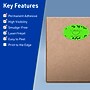 Avery Laser/Inkjet Multipurpose Oval Labels, 4.25" x 2.5", Neon Green, 120/Pack (94058)~#|#~DB351C8D-2D65-4DD3-A8383436D0396B85_sc7