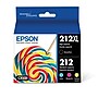 Epson T212 Black High Yield and Cyan/Magenta/Yellow Standard Yield Ink Cartridge, 4/Pack (T212XL-BCS)~#|#~DB378913-C25F-4663-94BD9D611F86C9AA_sc7