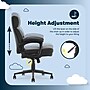 Serta Comfort Ergonomic Bonded Leather Swivel Executive Chair, Black (CHR10130A)~#|#~DB3ABC8E-189B-4605-947F19155B24398E_sc7