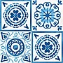 Creative Converting Blue Willow Party Kit, Blue/White, Serves 16 (DTC9508E2G)~#|#~DB3F6E70-B055-4CF3-BBE2E69F14085DBE_sc7