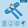 bentgo Kids Stainless Steel Utensils, Blue (BGKDUTSS-B)~#|#~DB47098D-39C0-441C-BFF1398D2CEEBD8E_sc7