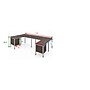 Boss Office Products Simple System 66"W L-Shaped Desk with Pedestal, Driftwood, 2/Set (SGSD008-102)~#|#~DB4B5016-5654-4FDB-9CAB54CED1178317_sc7