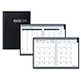2027 House of Doolittle 8.5" x 11" Weekly & Monthly Planner, Faux Leather Cover, Black/Blue (28302-27)~#|#~DB51B07E-96F9-47D4-98A63B3AA0A16F50_sc7