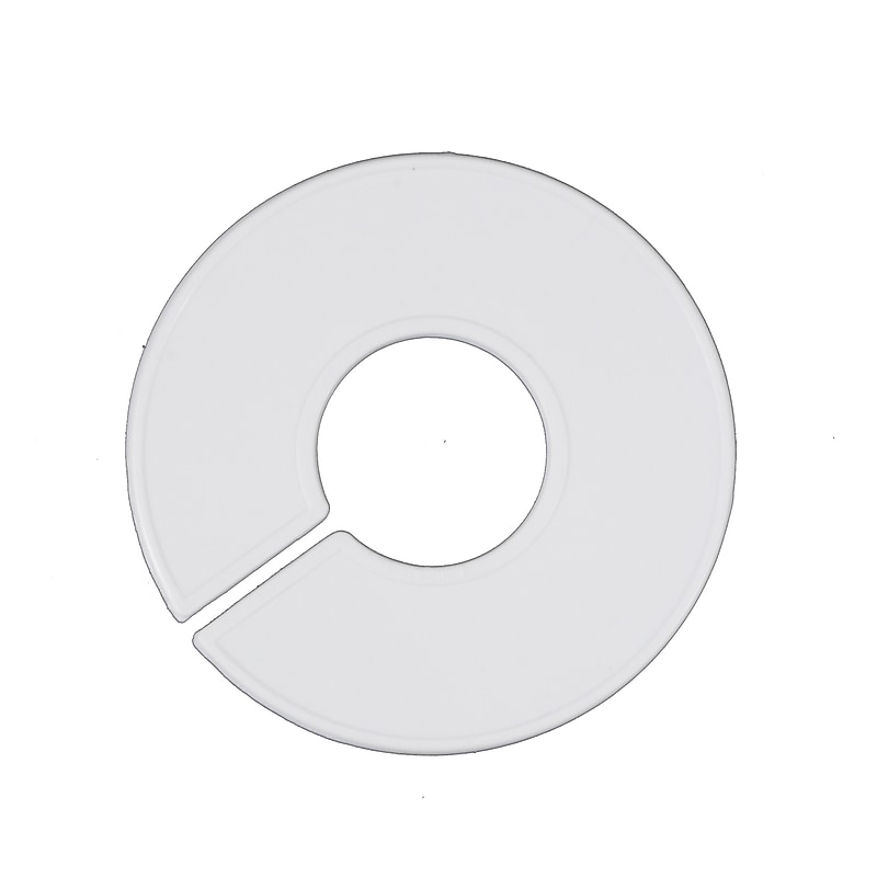 Nahanco 3 1/2" Plastic Dividers, White (CWHT-BLANK) image 1