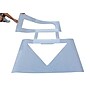 Accuform Parking Lot Stencil, ARROW KIT, 34" x 42" Straight plus 48" x 48" Turn, Plastic. (FMS252)~#|#~DB538D09-D817-432F-AD4408E4D0E8CBFF_sc7