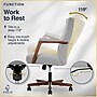 Finch NEO ONE Ergonomic Velvet Fabric/Wood Swivel Executive Chair, Gray (52304-GRY)~#|#~DB57F697-4BEC-4B09-942DAD43542E6E2D_sc7