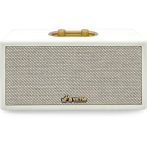 Victor VAS-3003 Portable Wireless Bluetooth Speaker, Cream (VAS