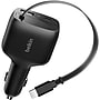 Belkin BoostCharge Retractable Car Charger, 75W, 2.46ft., Black (CCC001FQBK)~#|#~DB60EEEE-6395-4E6D-90223CDA362C670F_sc7