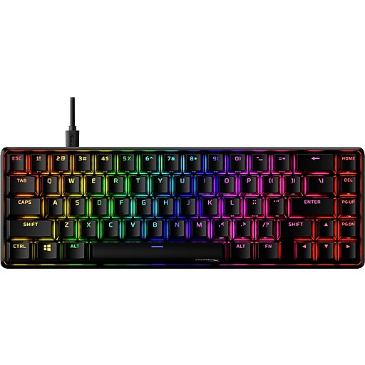 HyperX Alloy Origins 65 Gaming Mechanical Keyboard, Black (4P5D6AA) Staples