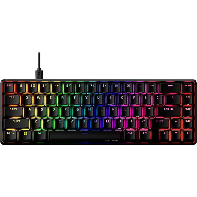HyperX Alloy Origins 65 Gaming Mechanical Keyboard, Black (4P5D6AA) image 1