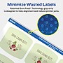 Avery Laser/Inkjet Square Multipurpose Labels, 2" x 2-3/16", Clear, 300/Pack (94124)~#|#~DB6CB9E3-C9C1-4B4F-B6A46F62B6860248_sc7