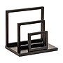 Mind Reader Metal Desk Organizer, Black (LET3WD-BLK)~#|#~DB714AC5-D09B-43F7-A1709FA8AD8B265D_sc7