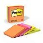 Post-it Notes, 3" x 3", Sunburst Collection, 100 Sheet/Pad, 5 Pads/Pack (654-5SUN)~#|#~DB740C63-27D4-419F-BA253163A78AB7F9_sc7