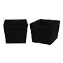 Household Essentials Medium Folding Fabric Storage Bin, 10" x 12"x 14", 29 Qt., Black, 2/Pack (7645-1)~#|#~DB76C16D-EE04-4403-98F63ACBC63A1E74_sc7