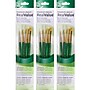 Princeton RealValue Short Handle Mixed Media Synthetic Taklon Variety Brush Set, 4/Set, 3 Sets/Bundle (PBXPR9115-3)~#|#~DB7A911B-C8AD-45B5-A591D207563D9EF2_sc7