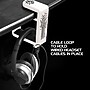 Enhance Gaming Clamp On Under Desk Headset Holder, White (ENUNHPM100WTWS)~#|#~DB7BB5AB-6E6E-4F4A-BE8886EB2869ADA3_sc7