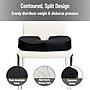 Mind Reader Memory Foam Office Chair Ergonomic Orthopedic Cushion, Black (SEACUSH-BLK)~#|#~DB800842-0681-447C-898F93DFA1833089_sc7