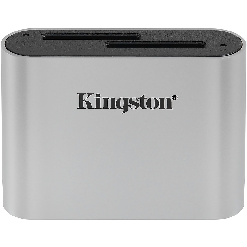Kingston Workflow Dual-Slot UHS-II SD Card Reader, USB 3.2 Gen 1 (WFS-SD) image 1