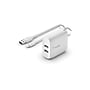 Belkin BOOST CHARGE USB-A Wall Charger with Cable, 24W, White (WCD001DQ1MWH)~#|#~DB81E912-42CD-4149-9F8FFA774B1DF431_sc7
