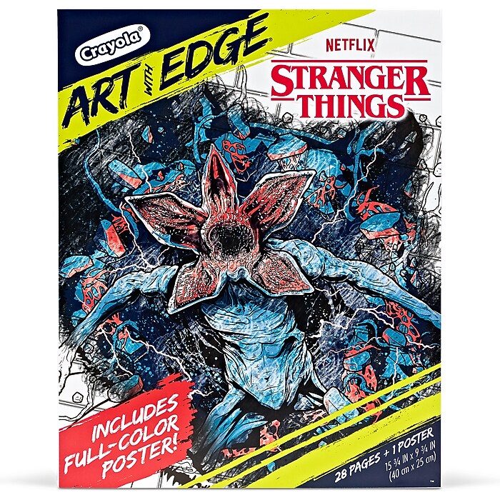 Crayola Art with Edge Stranger Things Coloring Book, 28 Pages, 2