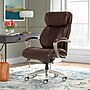 La-Z-Boy Salerno Ergonomic Bonded Leather Swivel Executive Chair, Brown (45778-BRN)~#|#~DB8429A9-C8F7-40D6-83852BAA3E0BEA04_sc7