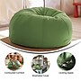 Flash Furniture Cotton Twill Bean Bag Chair, Green (DGBEANSMSLDGN)~#|#~DB8513A2-98E8-42DE-A92475C3532A311C_sc7