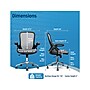 Click365 Ergonomic Fabric/Mesh Swivel Task Chair, Gray (CCHR10003B)~#|#~DB89E80E-AFDB-4FA5-AFC40271083801D9_sc7
