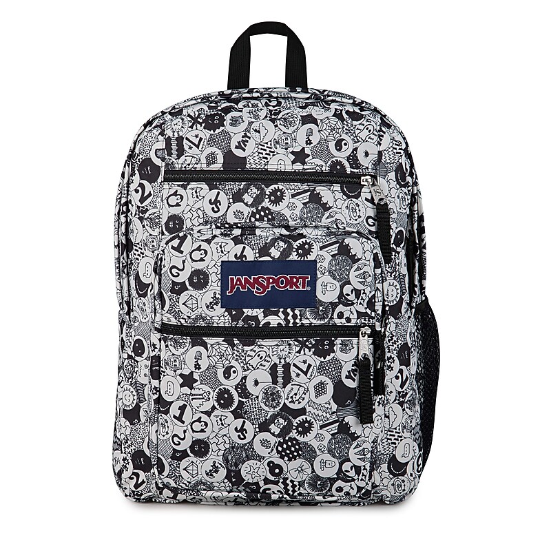 JanSport Big Student Laptop Backpack, Large, Doodle Dots (JS0A47JKA0G) image 1