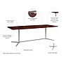 Bush Business Furniture 96W x 42D Boat Shaped Conference Table with Metal Base, Hansen Cherry (99TBM96HCSVK)~#|#~DB8DF9BA-967F-48D3-B70DC19468B632FF_sc7