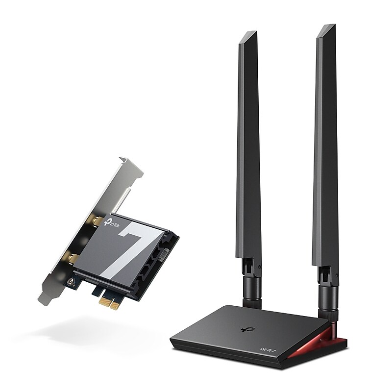 TP-Link BE9300 Wi-Fi 7 5760 Mbps Tri-Band PCIe Wireless Adapter (ARCHER TBE550E) image 1