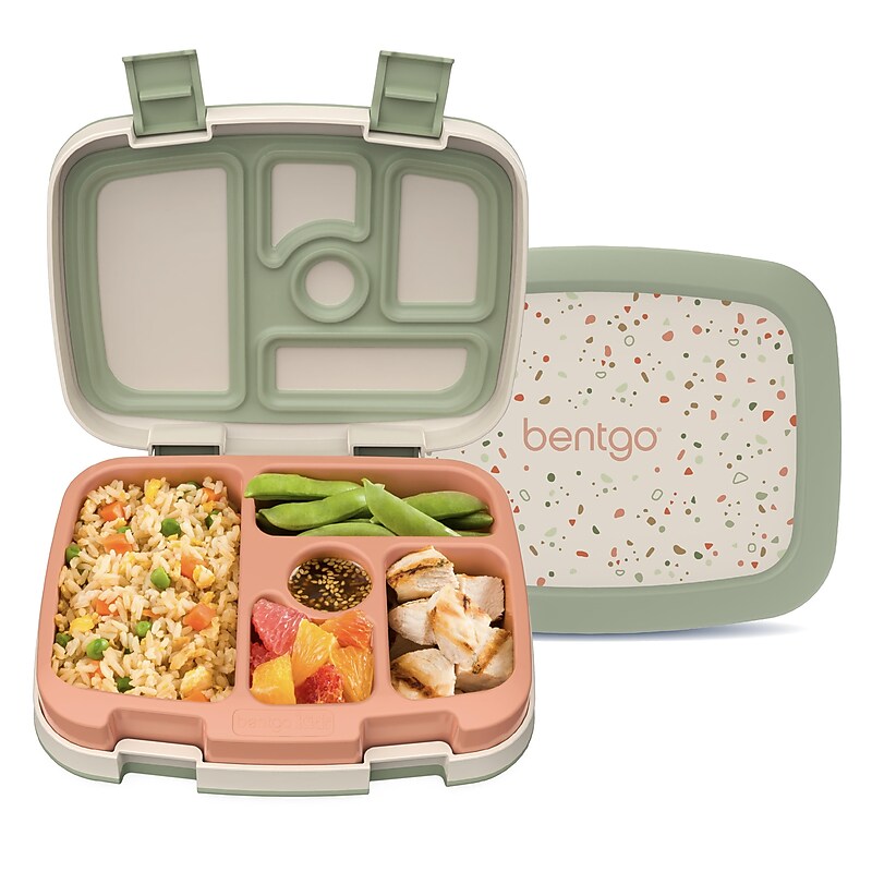 bentgo Whimsy & Wonder Kids Bento Box, Geo Speckle, 19.2 oz. (BGKDPT-GSP) image 1
