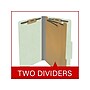 Medical Arts Press Pressboard Classification Folder, 2 Dividers, 2" Expansion, Legal Size, Pale Green, 10/Box~#|#~DB92FA65-415E-4F2B-B53D1D6C44EDF96A_sc7