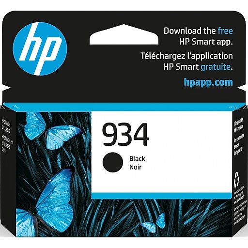 HP 934 Black Standard Yield Ink Cartridge, Prints Up to 400 Pages