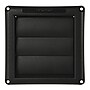 Deflect-O Supurr-Vent 4" Louvered Dryer Vent Hood, Black (HS4BLK/48)~#|#~DB93CAE0-2A21-4CFF-87EFA355347C51BE_sc7