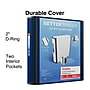 Staples Heavy Duty 2" 3-Ring Better Binder, D-Ring, Blue (ST55872-CC)~#|#~DB98C023-40F7-443A-B876E812257BF188_sc7