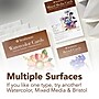 Strathmore 400 Series Bristol Cards & Envelopes, 4.875" x 3.5", White, 6/Pack, 3 Packs/Bundle (STTP10526-3)~#|#~DB9CDF33-1AD0-49BE-B42B2DDD96D692B4_sc7