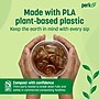 Perk™ Eco Compostable Plastic Cold Cup, 12 Oz., Clear/Green, 300/Carton (PK56195)~#|#~DB9CF0C9-FFB1-4CCB-8909F110ABF90AD2_sc7
